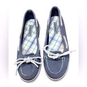 Perry Top-sider Canvas Shoe w Leather Lace